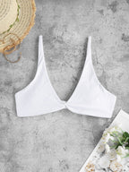 Zaful Swimsuit Top, White