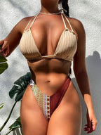 Zaful Swimsuit top, beige