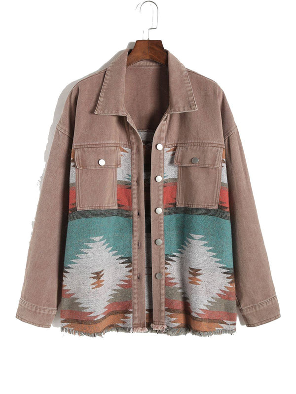 ZAFUL Мъжка памучна риза с етно мотиви