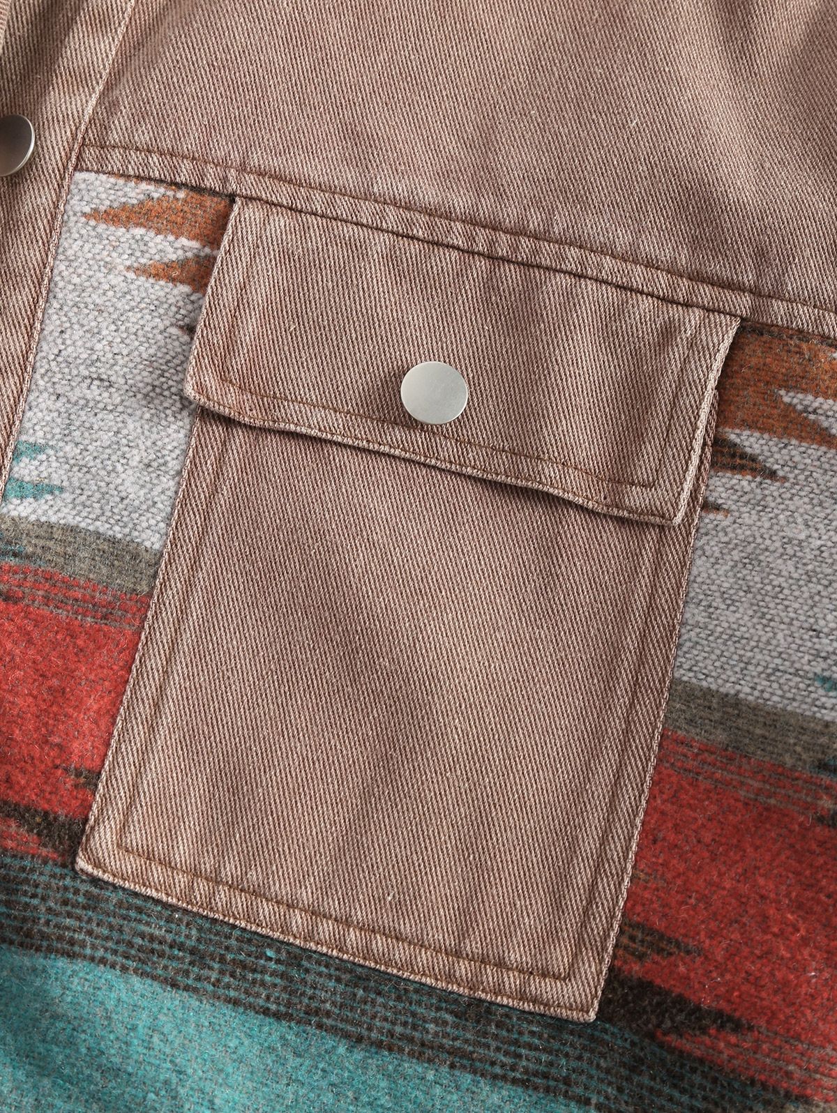 ZAFUL Мъжка памучна риза с етно мотиви