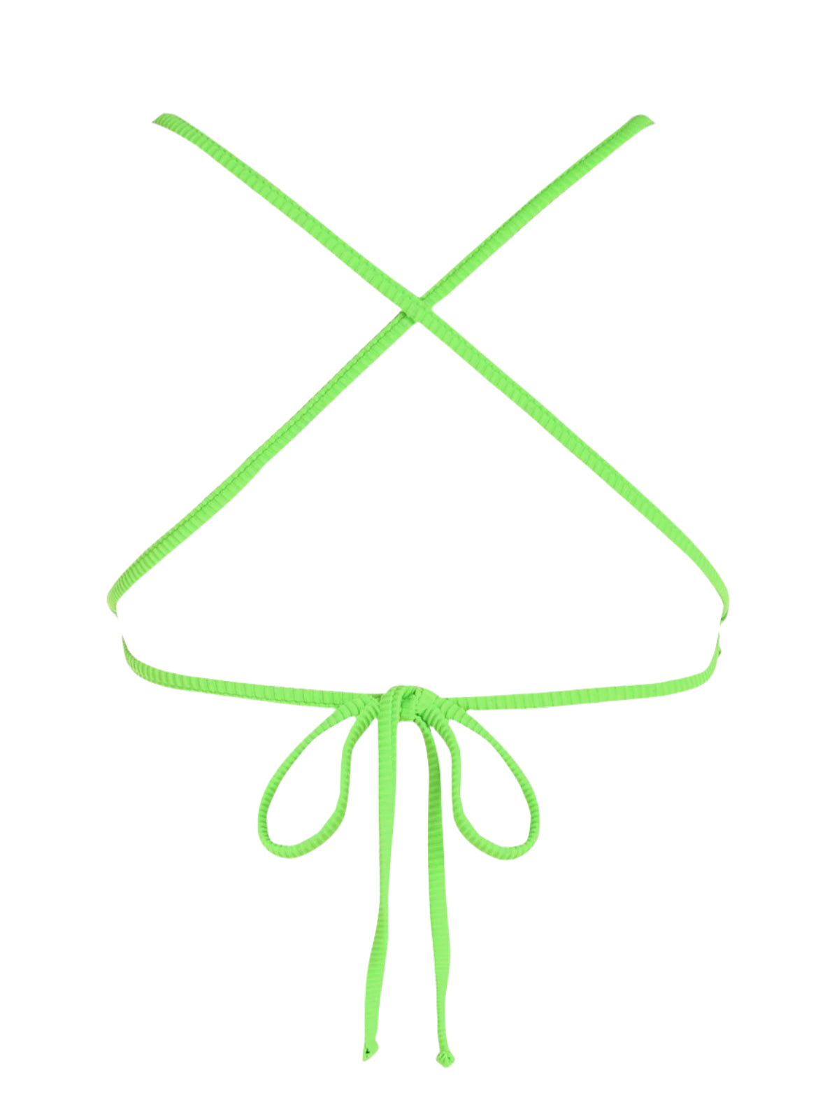 Zaful Textured Tie-Dye Swimsuit Top, Signal Green