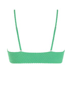 Zaful Textured Fabric Swimsuit Set, Green