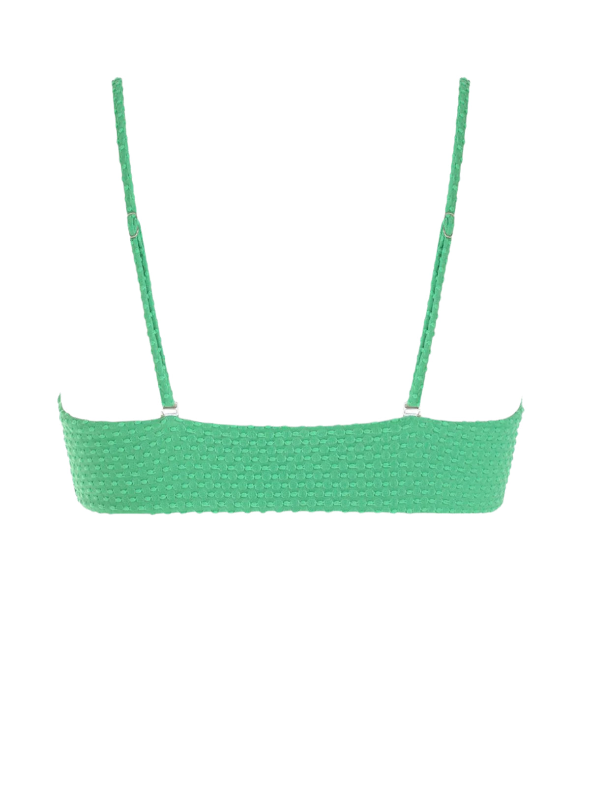 Zaful Textured Fabric Swimsuit Set, Green