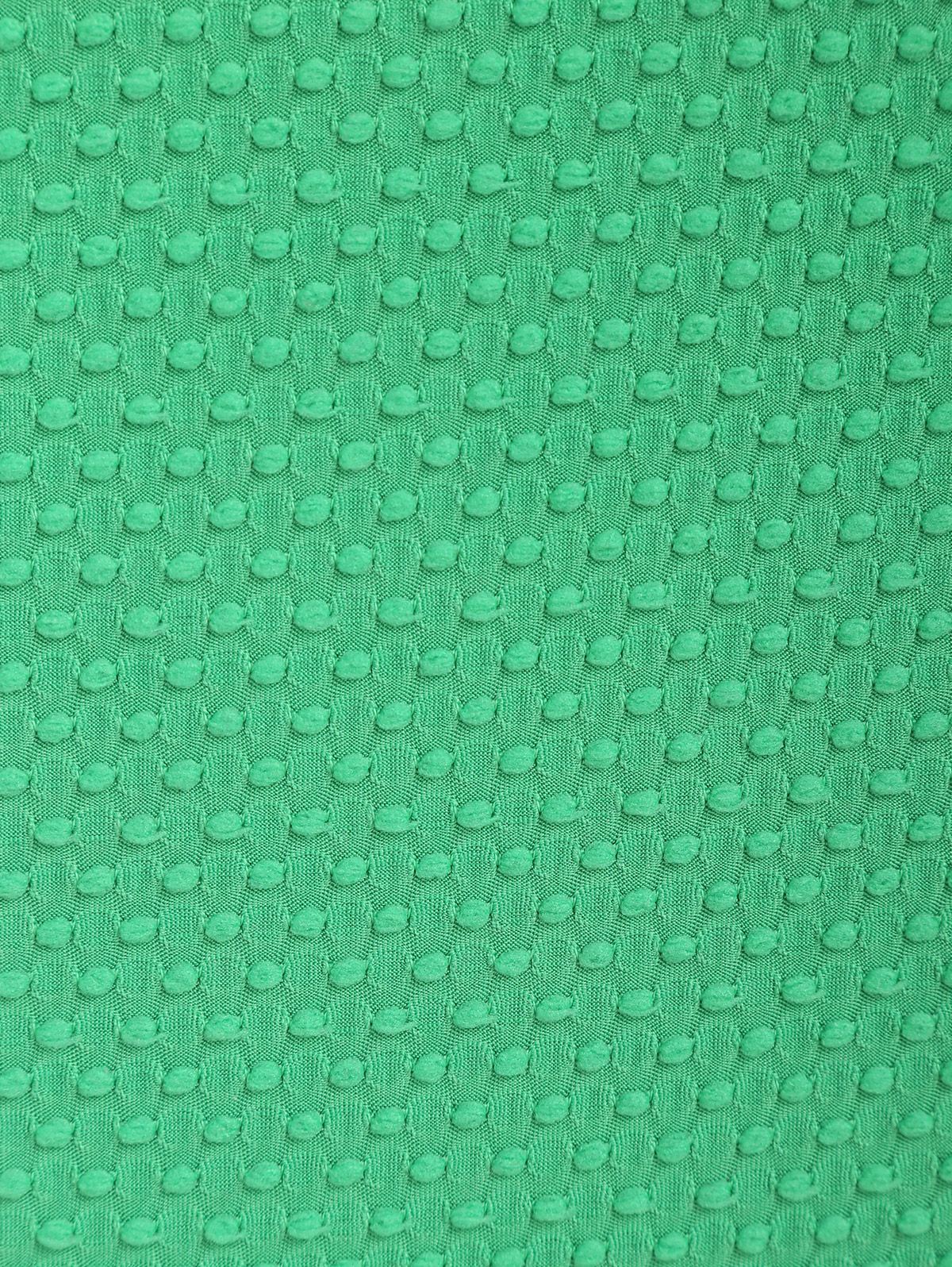Zaful Textured Fabric Swimsuit Set, Green