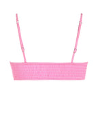 ZAFUL Ruched Strappy Swimsuit Set, Pink