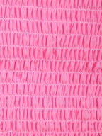 ZAFUL Ruched Strappy Swimsuit Set, Pink