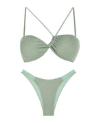 Zaful Swimsuit with glitter effect season 2025, green