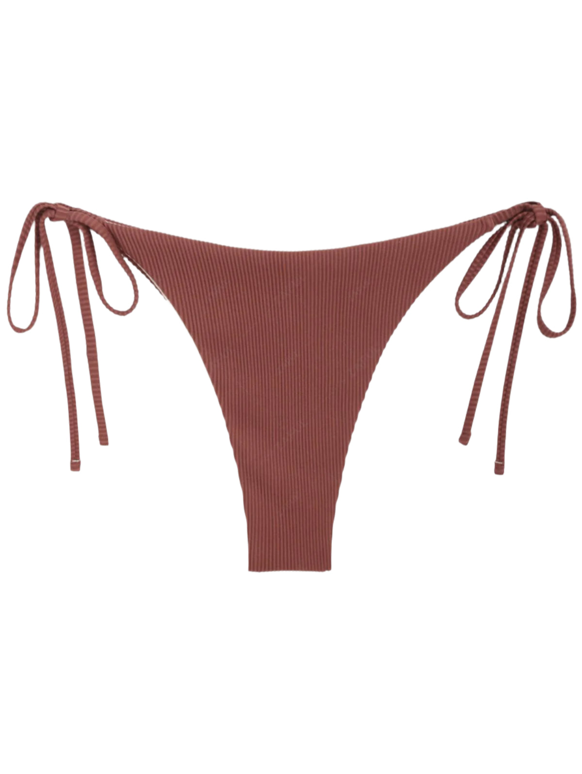 Zaful Embossed Ruffle Swimsuit Summer 2025, Brown