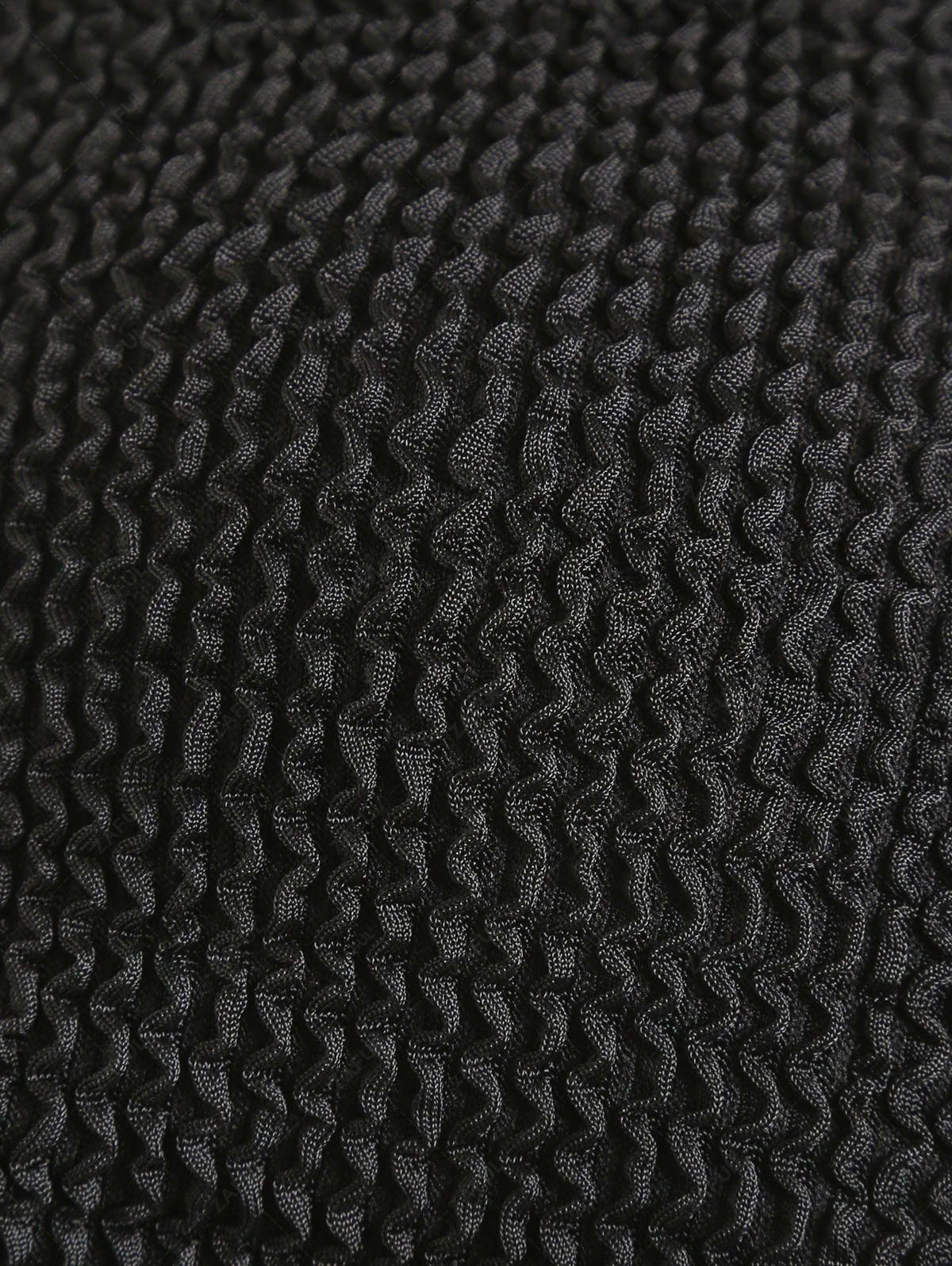 Zaful Swimsuit with embossed structure season 2025, black