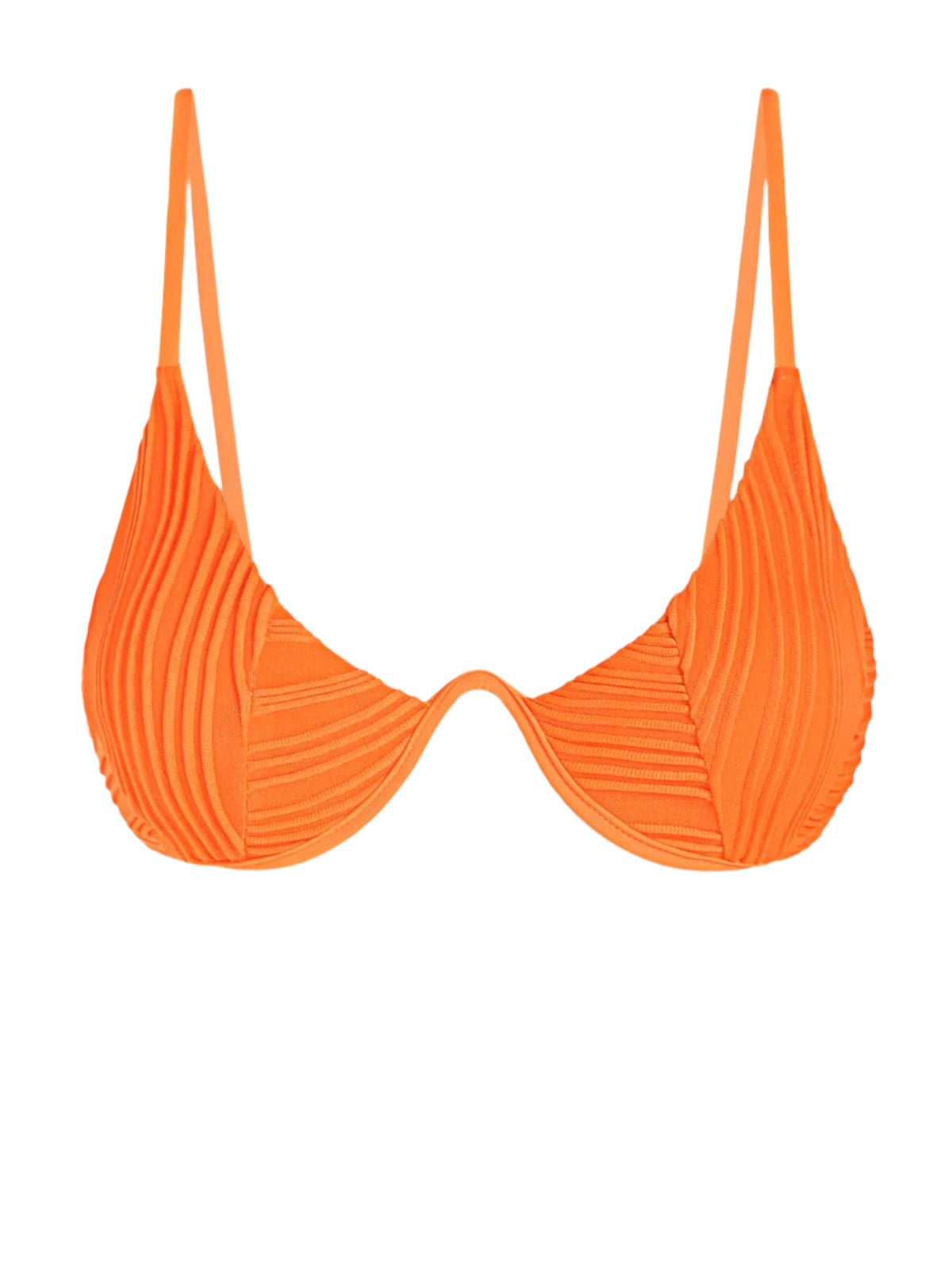 Zaful Underwired Swimsuit Top, Orange