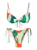 Zaful Swimsuit top and bottom set, multicolor