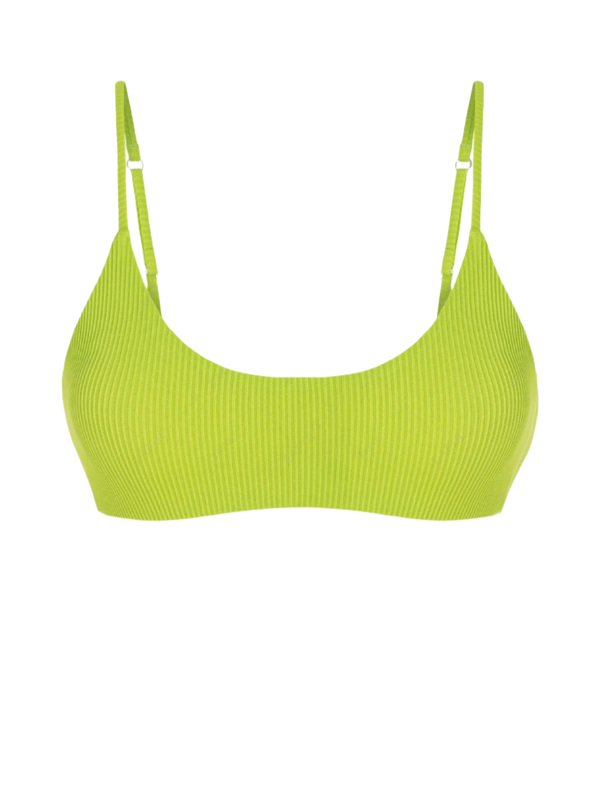 Zaful Textured Swimsuit Top, Light Green