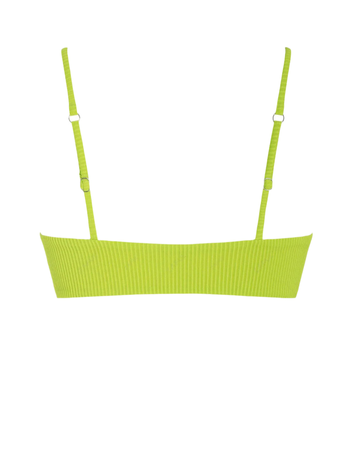 Zaful Textured Swimsuit Top, Light Green