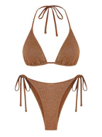 Zaful Swimsuit with shiny effect season 2025, brown