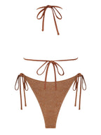 Zaful Swimsuit with shiny effect season 2025, brown