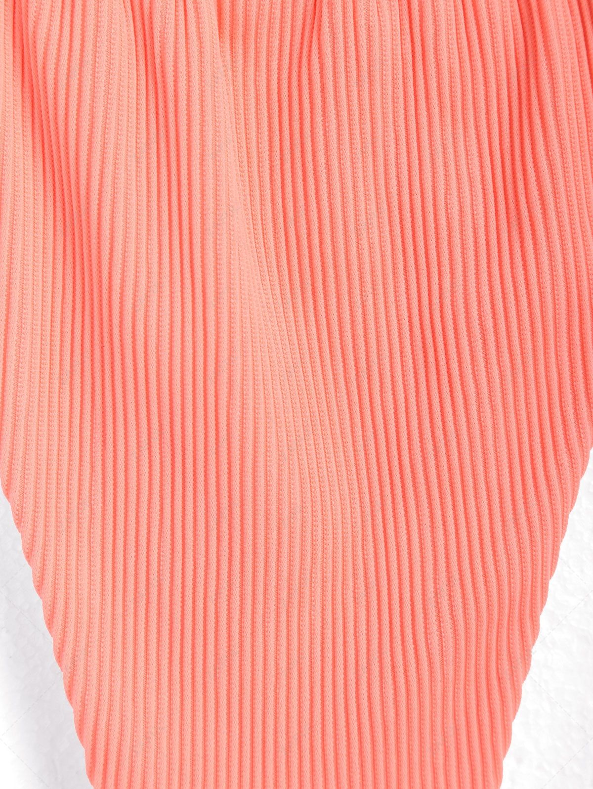 Zaful V-neck swimsuit top, orange