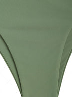 Zaful Swimsuit top and bottom, green
