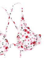 Zaful Two-piece underwired swimsuit, floral print