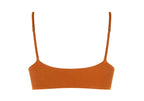 Zaful Bikini Top with Rings, Brown