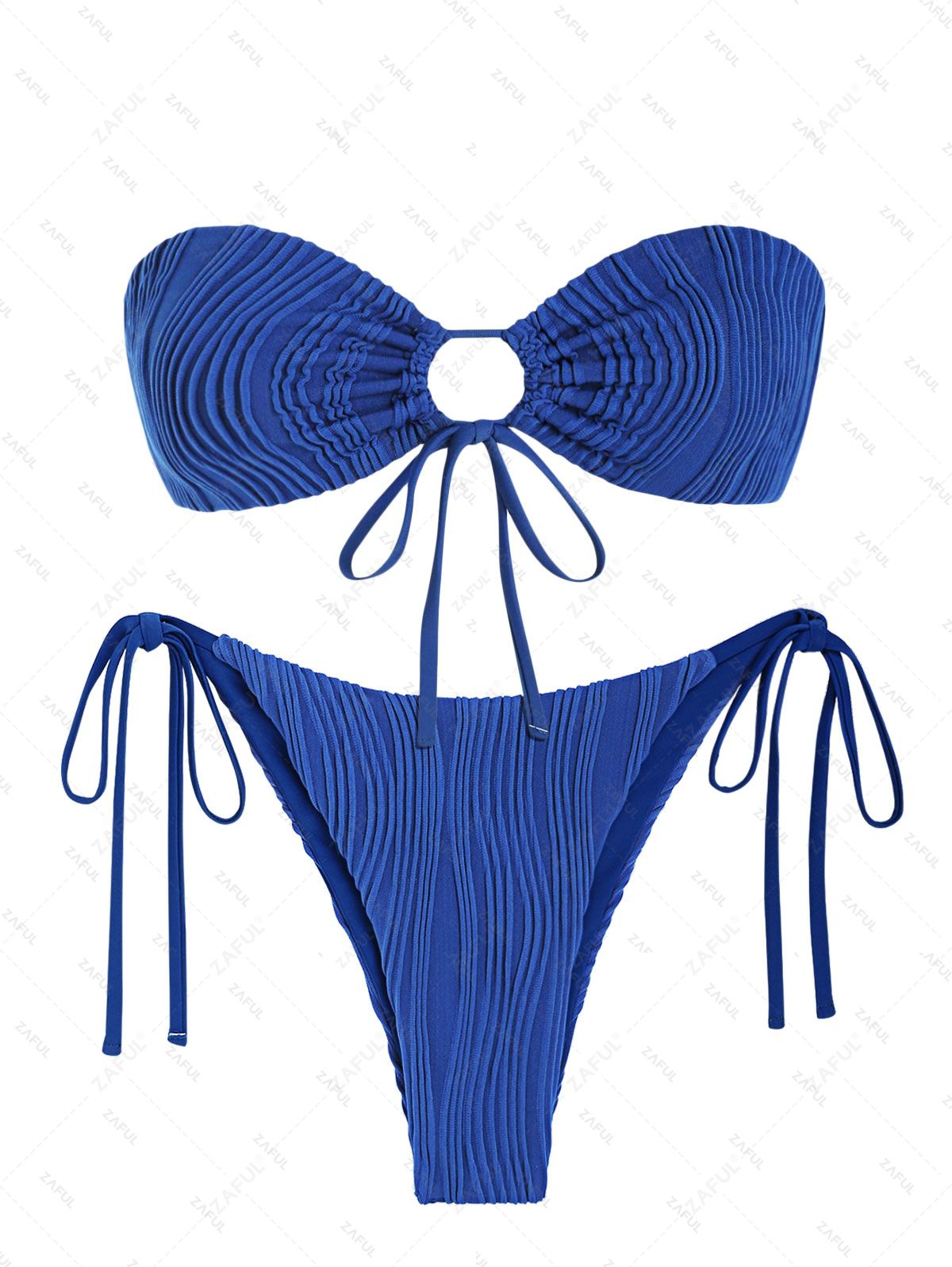 Zaful Two-piece swimsuit, dark blue