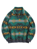 ZAFUL Мъжки зимен пуловер с етно мотиви