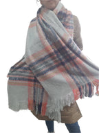 REPLAY Дамски плътен Есенно-Зимен шал, разноцветен