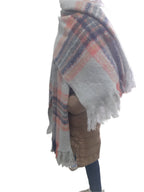 REPLAY Дамски плътен Есенно-Зимен шал, разноцветен