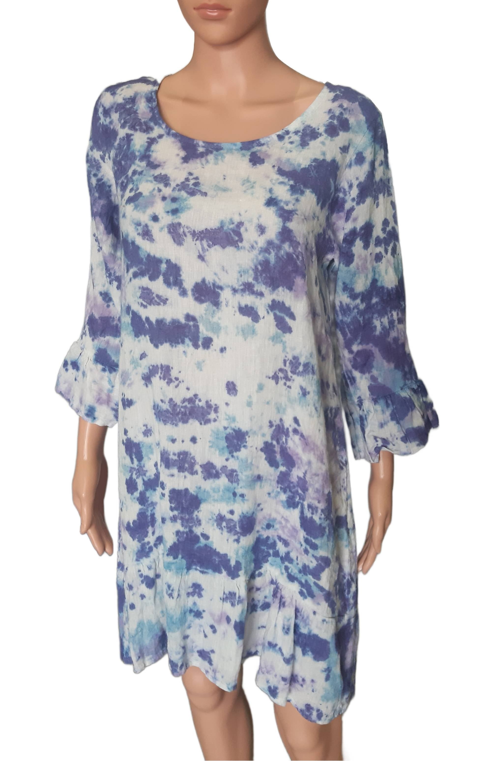 Pure Linen Women's linen tunic collection 2025, multi-colored