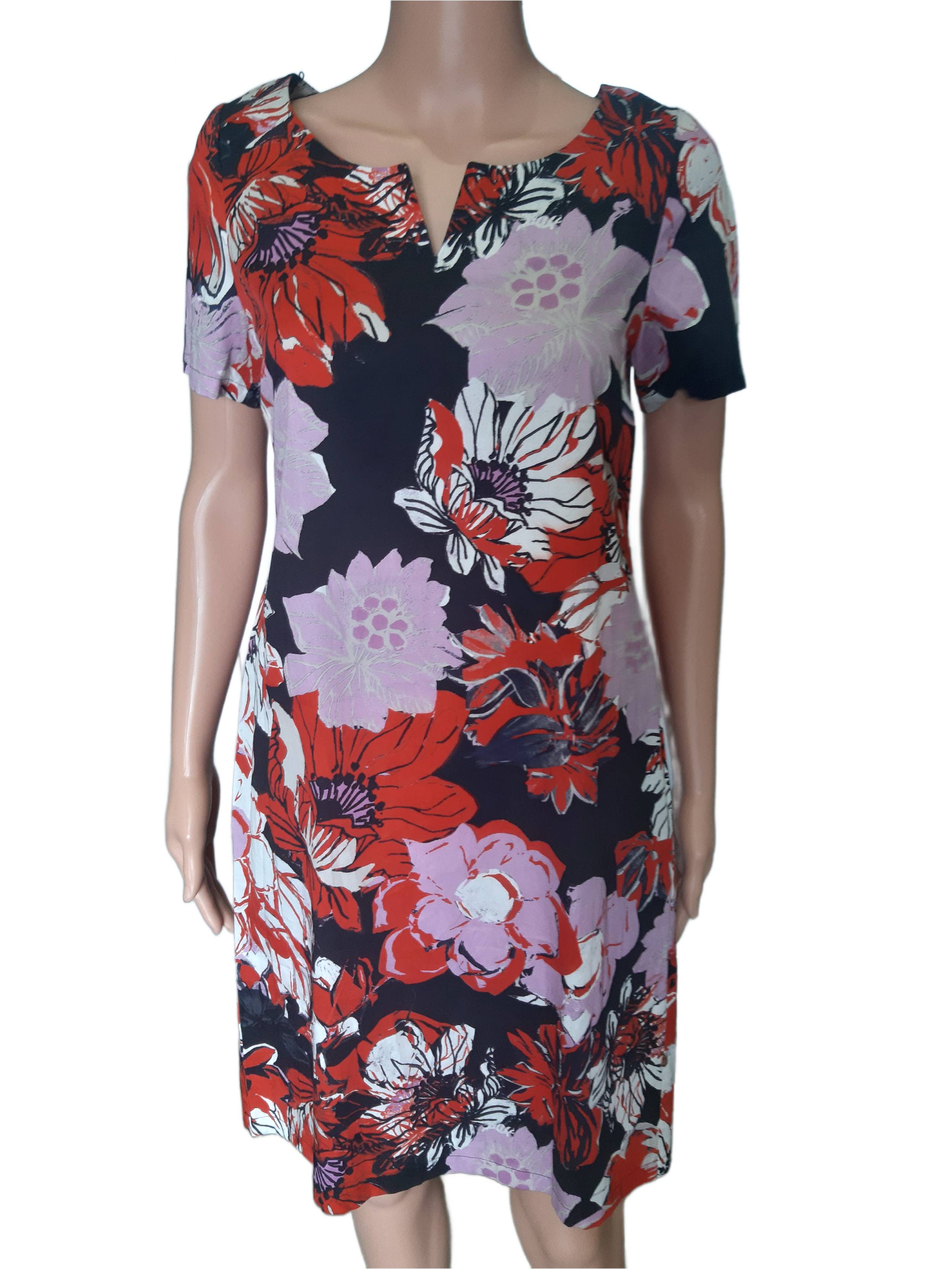 Women's cotton multi-colored dress Vera Mont