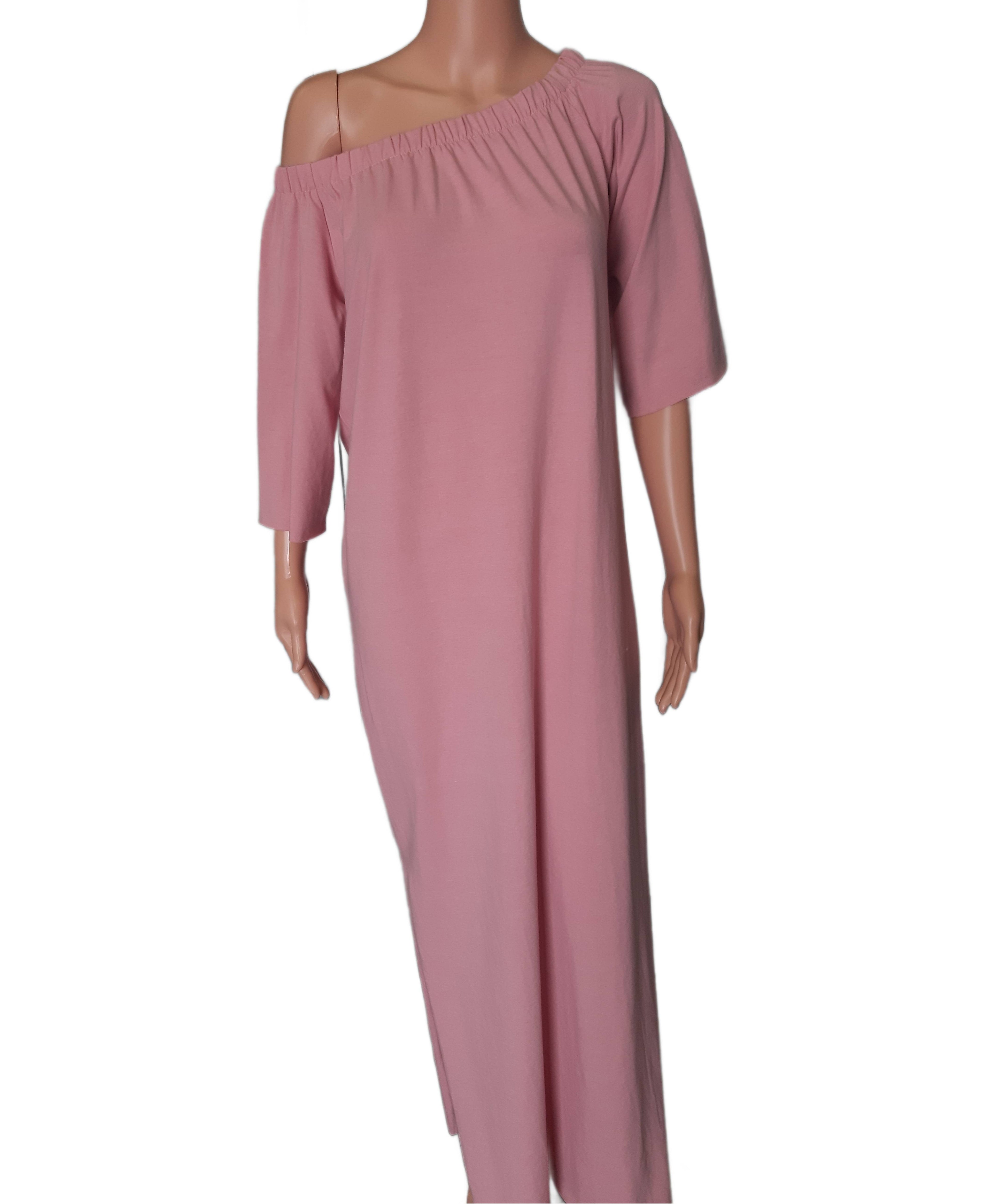 Be Wear Women's Maxi Knitted Dress, Pink