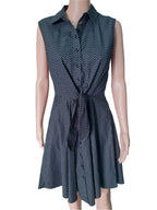 Women's elegant cotton dress Giorgio Di Mare, black