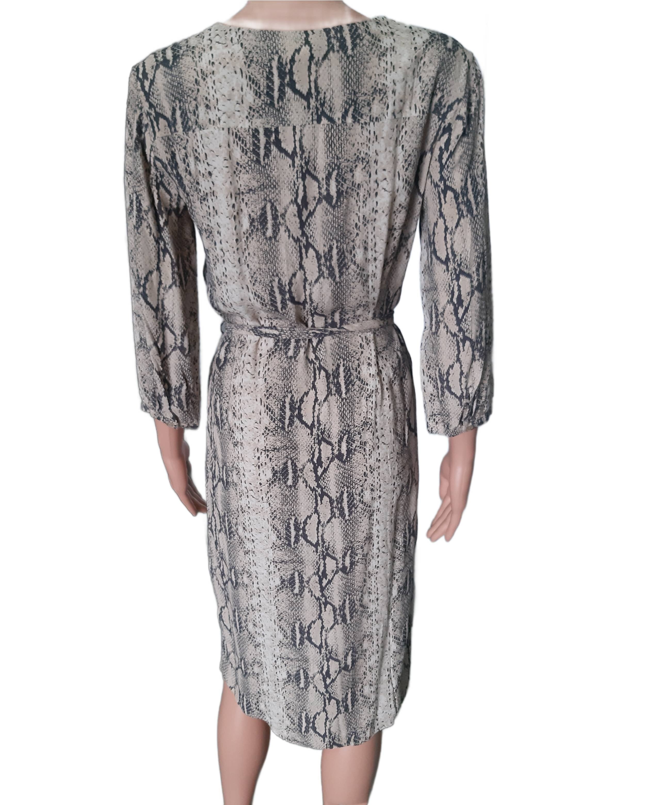 Women's dress Set with "Snakeskin" print