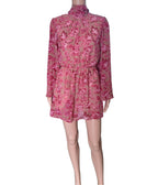 Women's spring-summer mini dress/tunic Raya, pink
