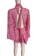 Women's spring-summer mini dress/tunic Raya, pink