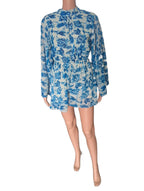 Women's spring-summer mini dress Raya, blue