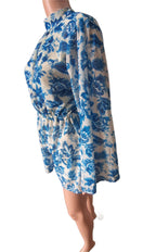 Women's spring-summer mini dress Raya, blue