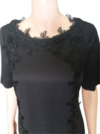 S.Oliver Black Label Elegant lace dress, black