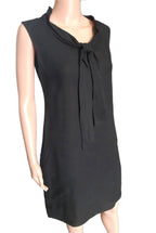 Summer linen dress in black, collection 2025