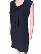 Summer linen dress in black, collection 2025