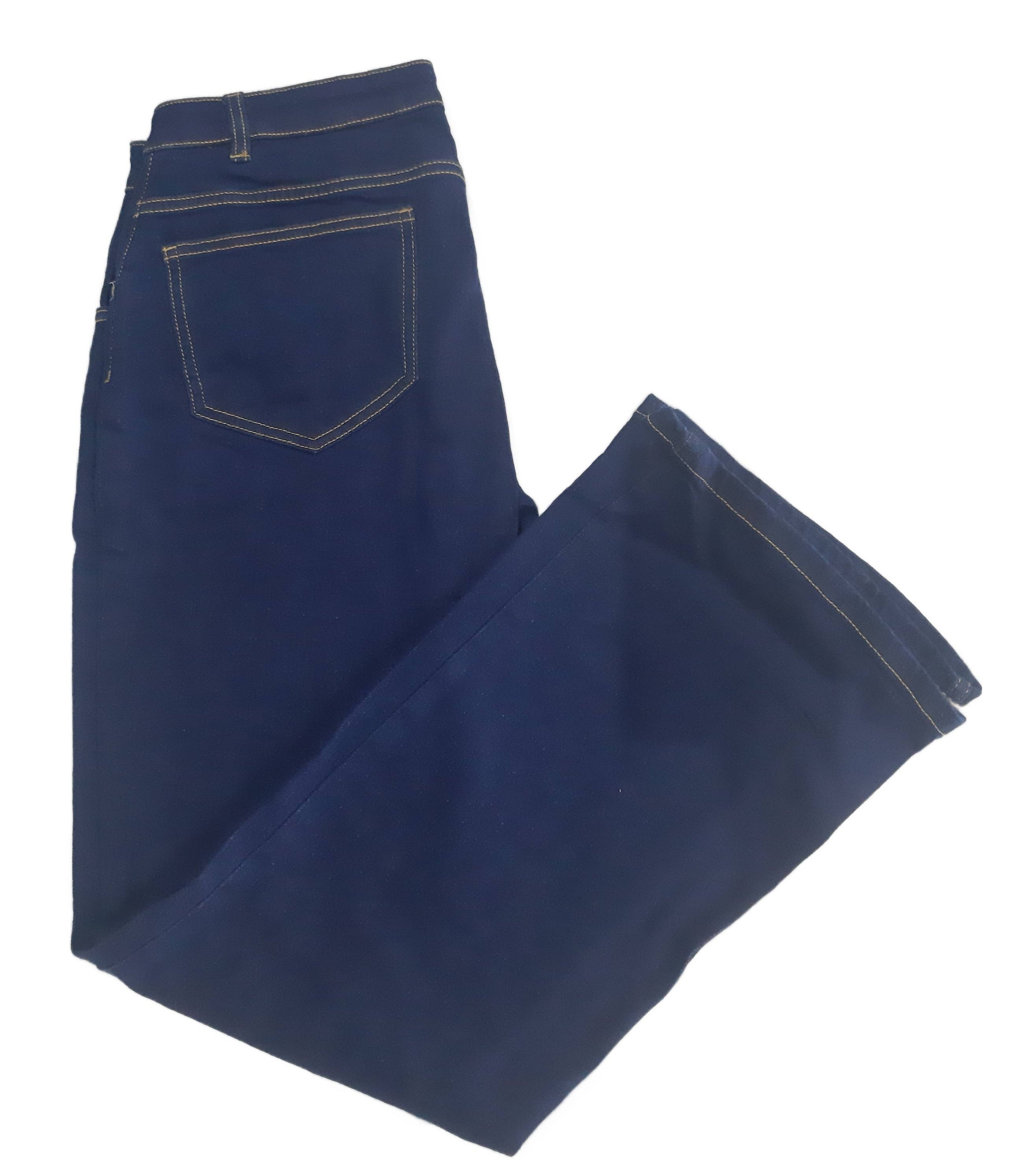 Children's cotton jeans, dark blue