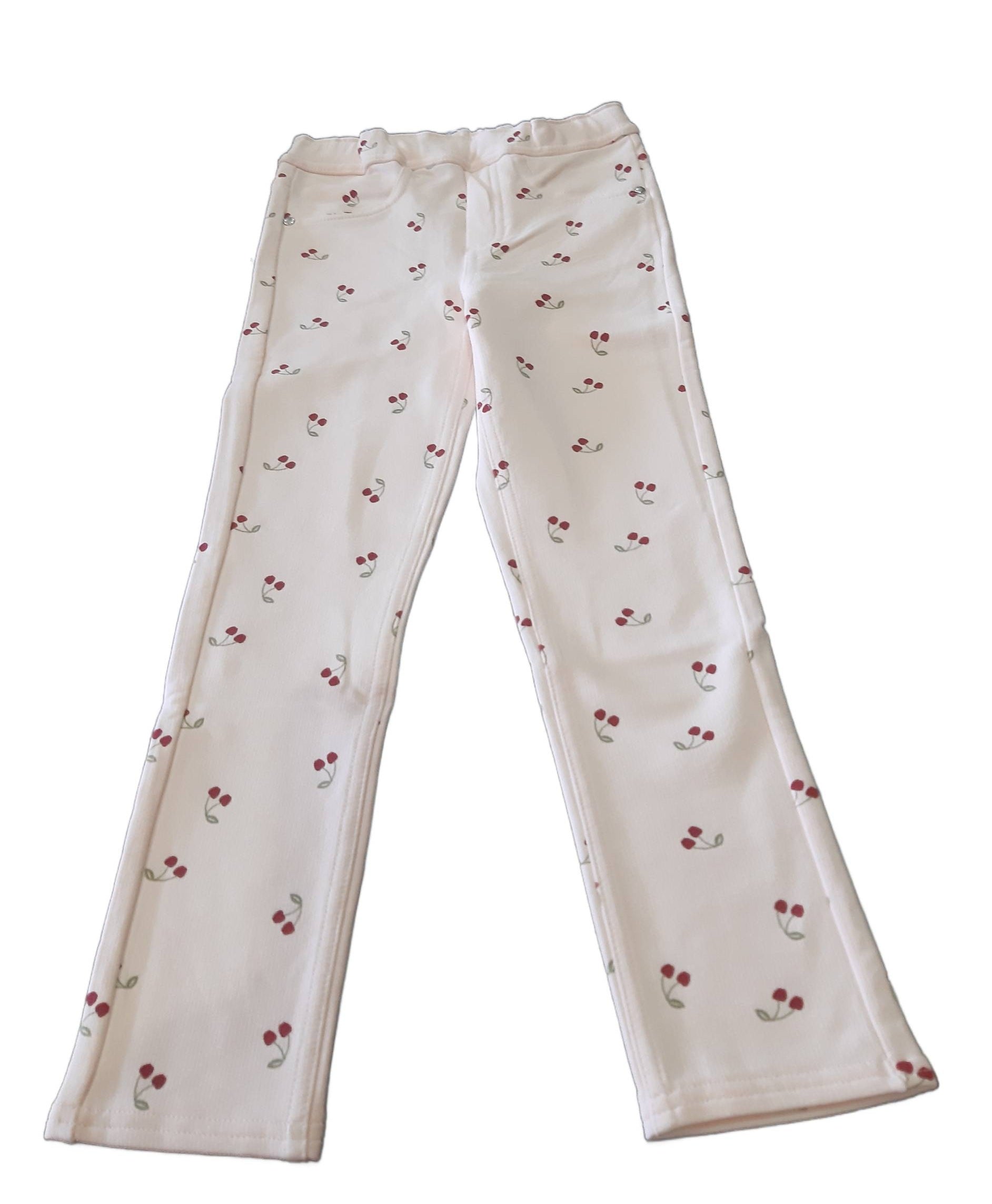 Children's cotton leggings, pink
