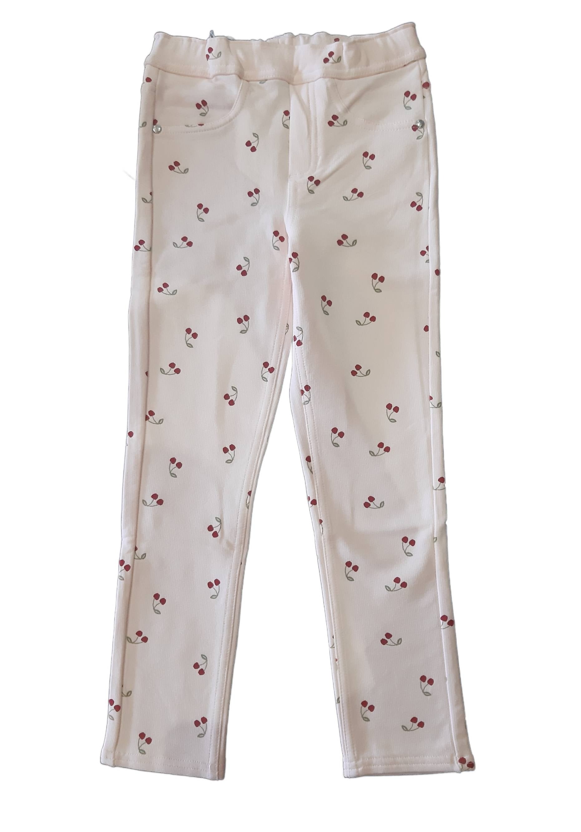 Children's cotton leggings, pink