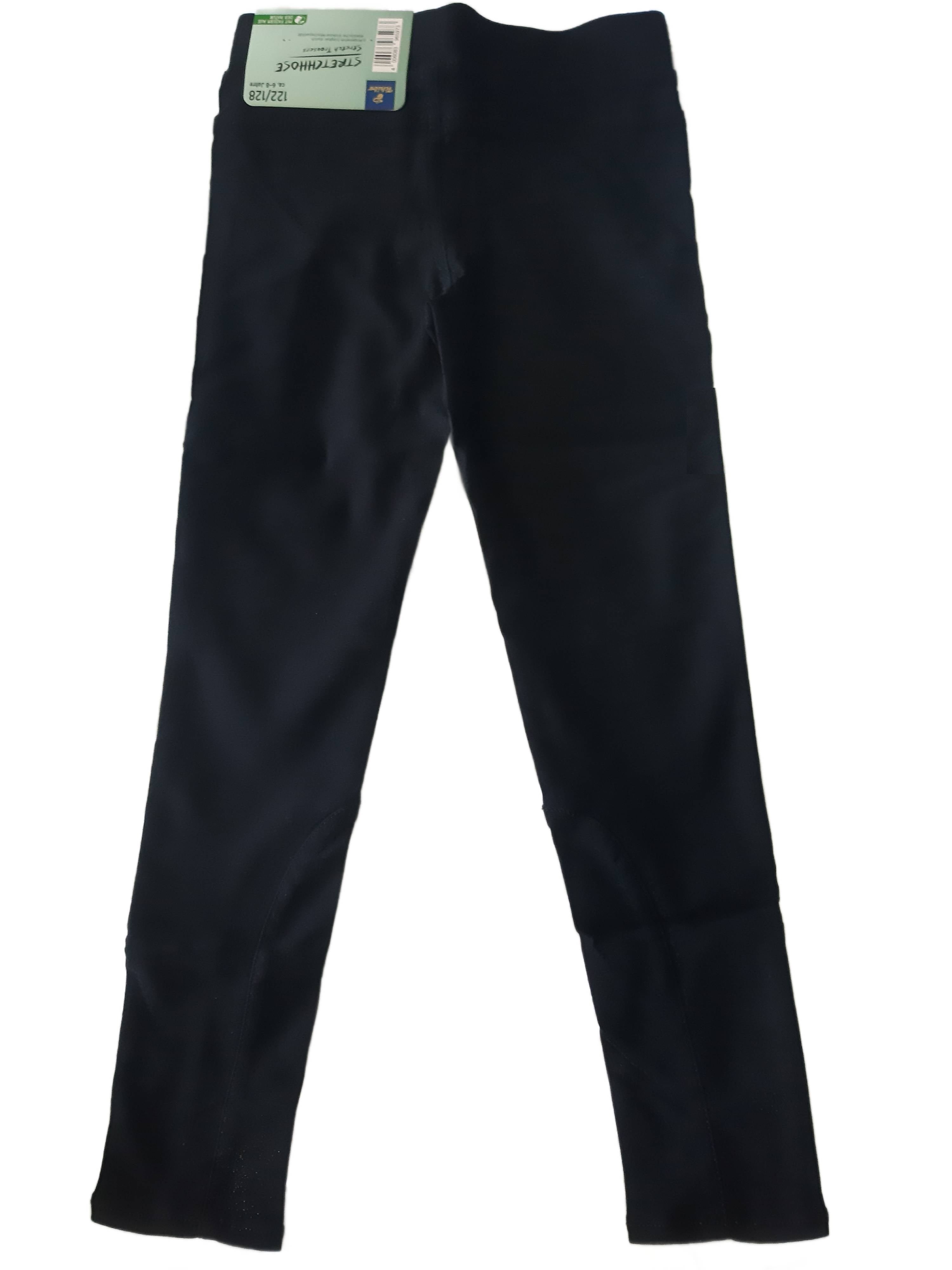 Children's elastic pants, black 