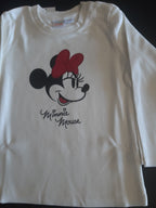 Disney Baby 2 pcs. Mickey and Minnie Mouse children's cotton blouses, white