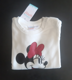 Disney Baby 2 pcs. Mickey and Minnie Mouse children's cotton blouses, white