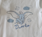 Disney Baby 2 бр. Детски памучни бодита, синьо и бяло