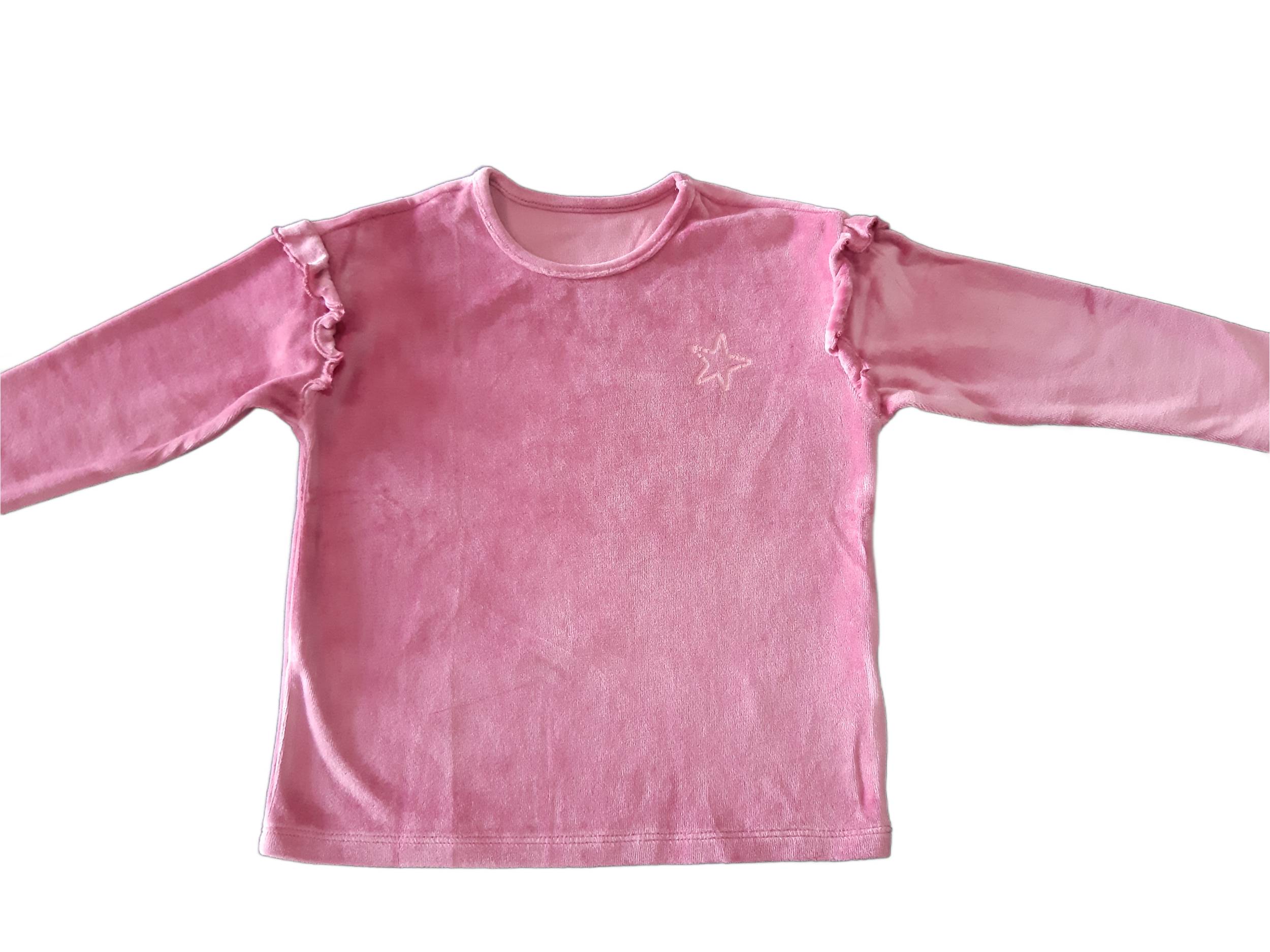 Children's cotton pajamas for girls, pink 