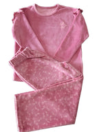 Children's cotton pajamas for girls, pink 
