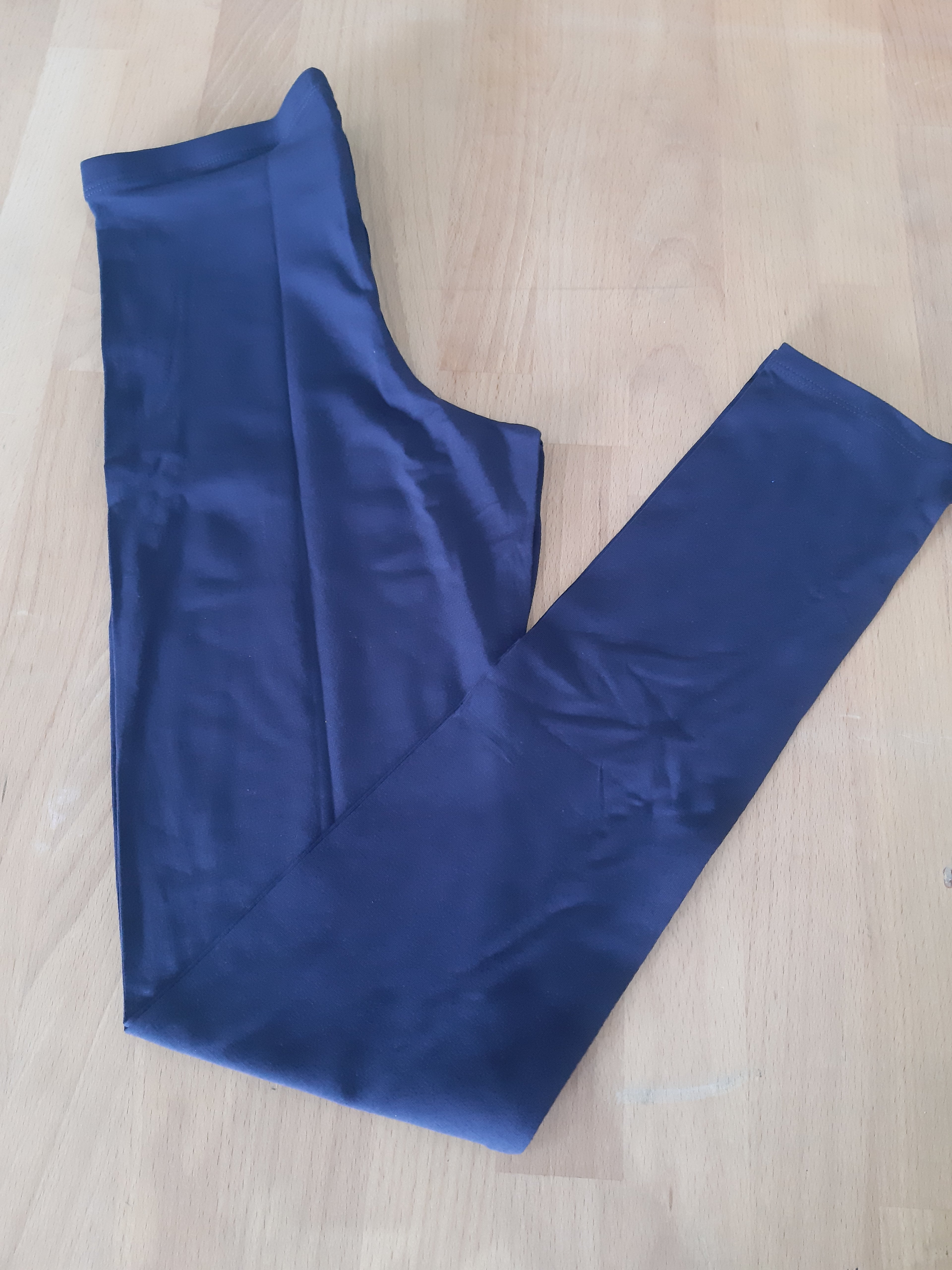 Set of children's elastic cotton leggings 