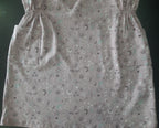 Children's cotton dress, pink with print 